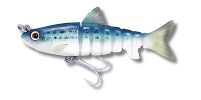 117 Vudu Mullet Blue Herring 3.5 inch 1/4 oz (1/pk)