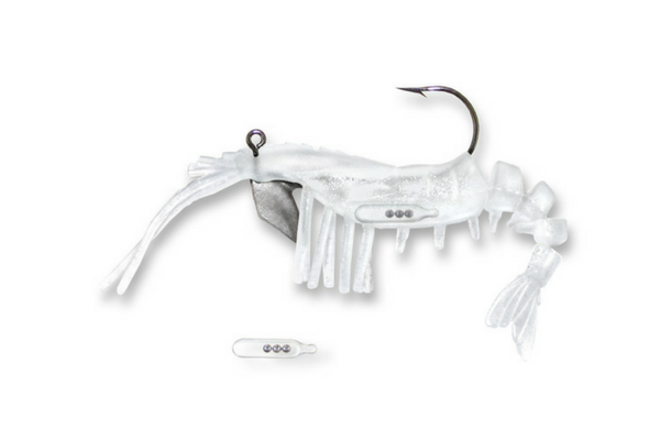 33 Vudu Shrimp Rattler Glow 3.5 inch 1/4 oz (2/pk)