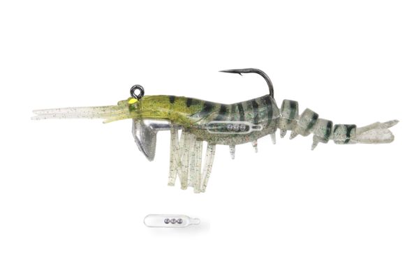 06 Vudu Shrimp Rattler Magic 3.5 inch 1/4 oz (2/pk)
