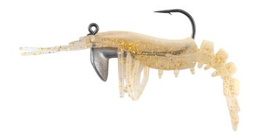 56 Vudu Shrimp Bone/Gold Dust 3.25 inch 1/4 oz (2/pk)