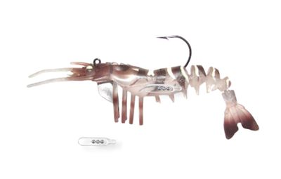 03 Vudu Shrimp Rattler Tiger 3.5 inch 1/4 oz  (2/pk)