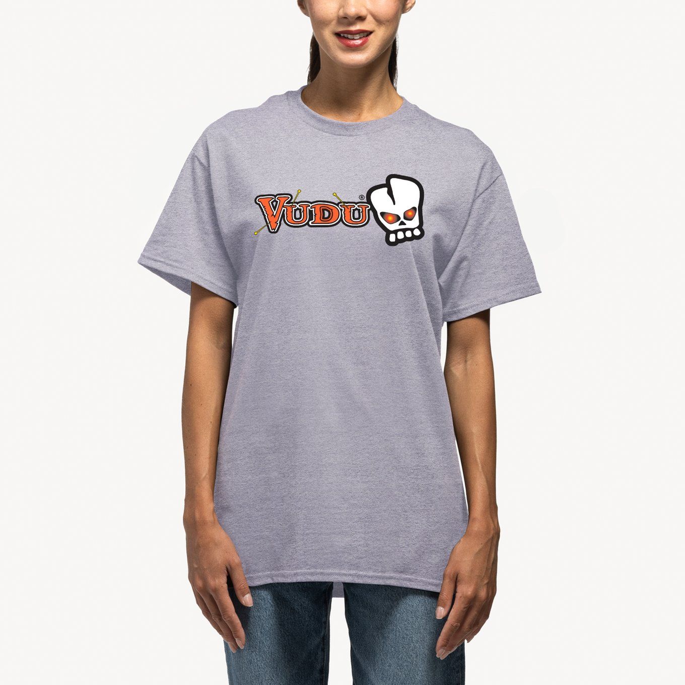 VUDU Classic T-shirt Sports Grey XX-Large