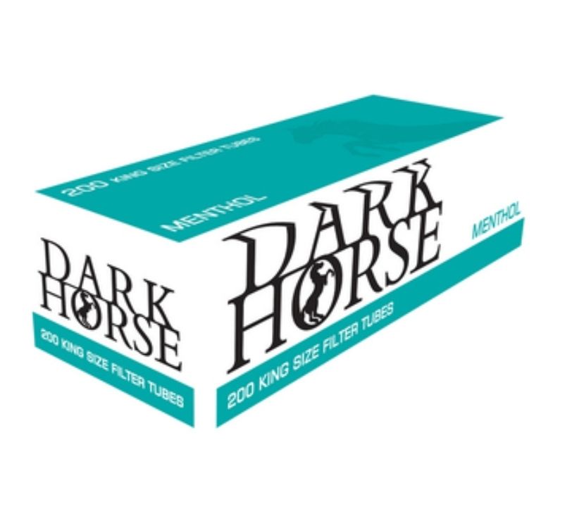 Dark horse menthol hulzen 200 stuks