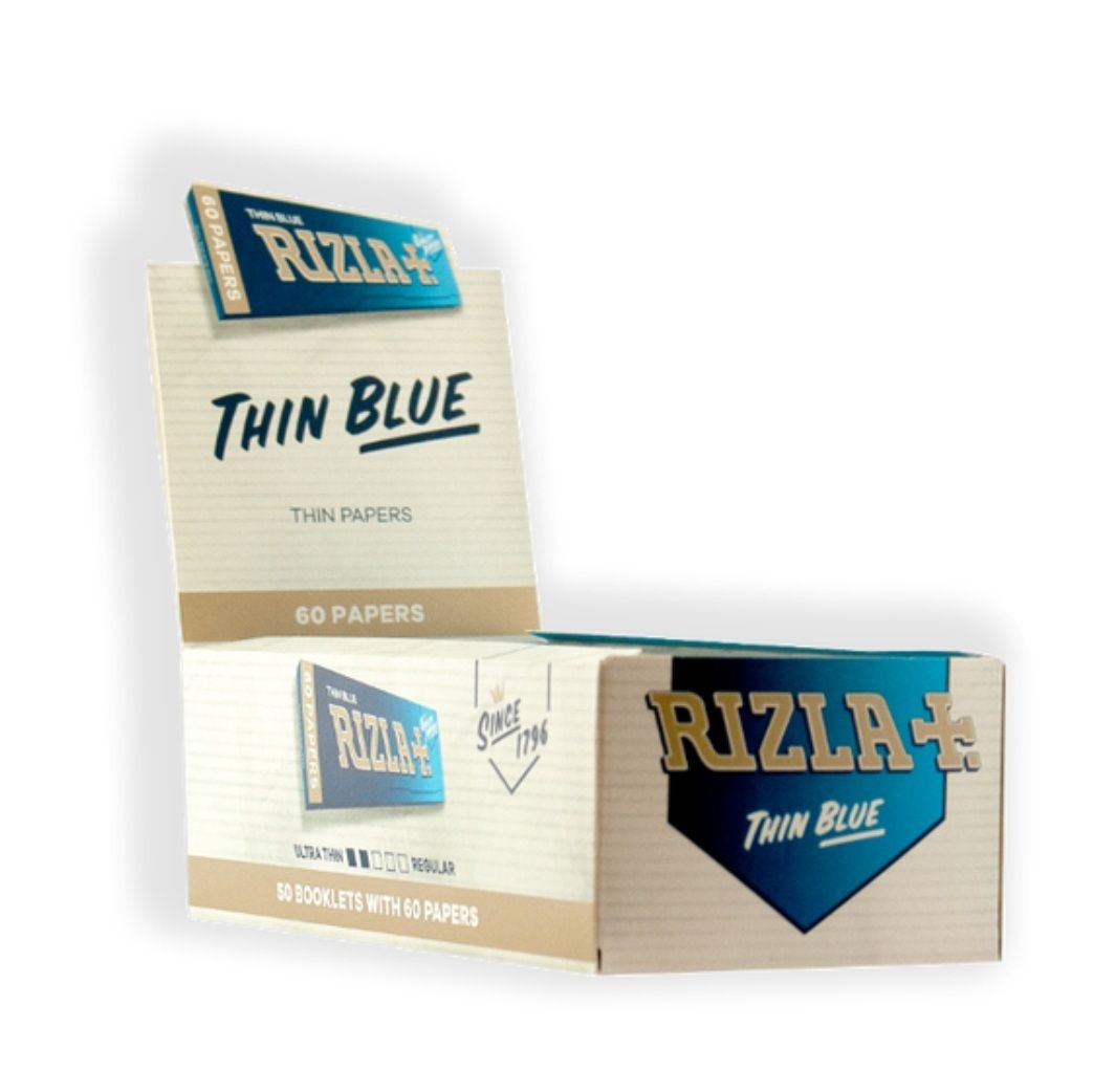 Rizla Blauw vloei display (60 vel 50 stuks)