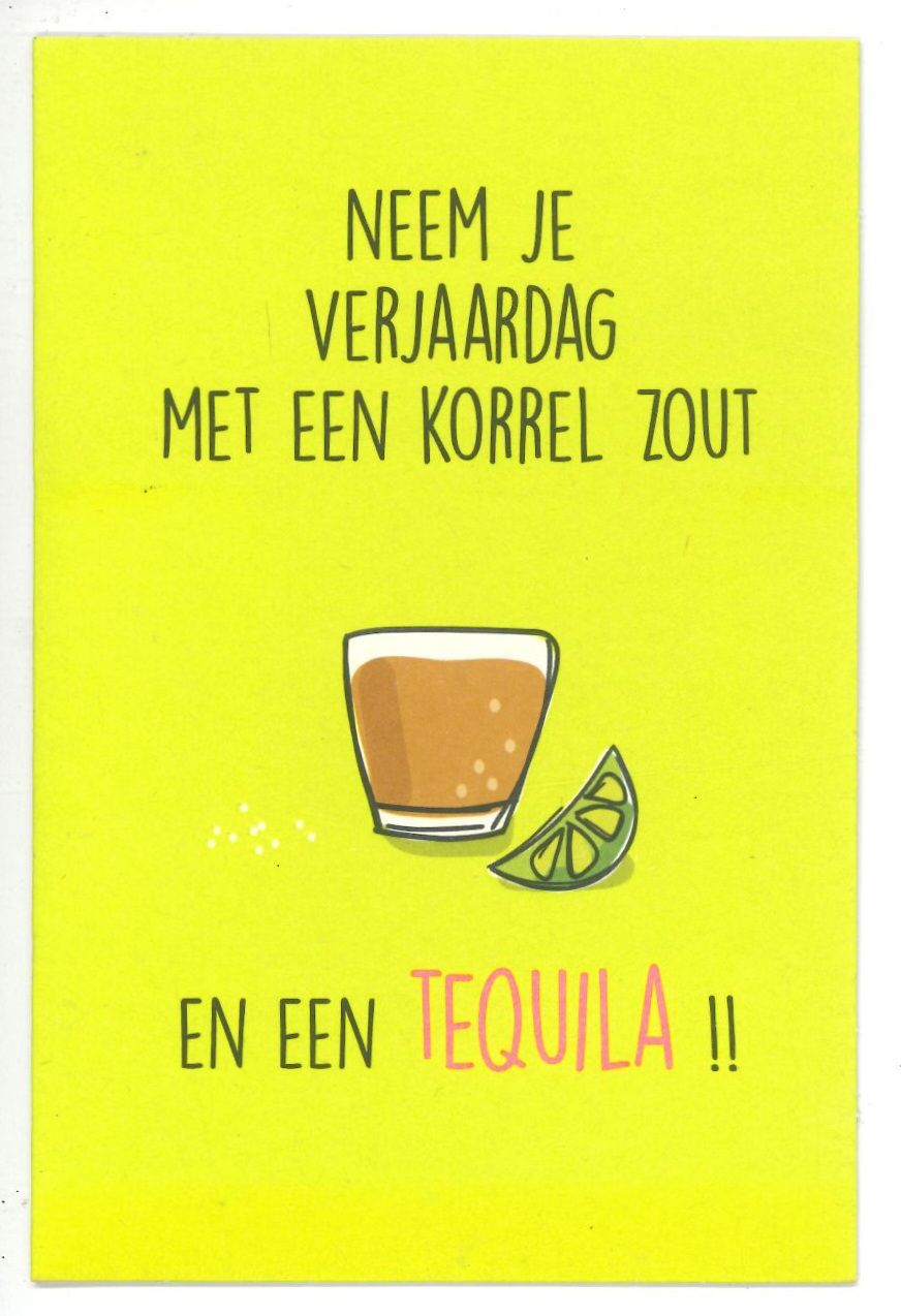 Wenskaart Verjaardag - Bubblegum 06