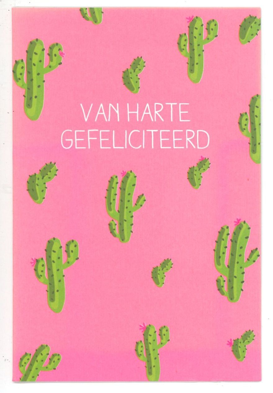 Wenskaart Verjaardag - Bubblegum 20