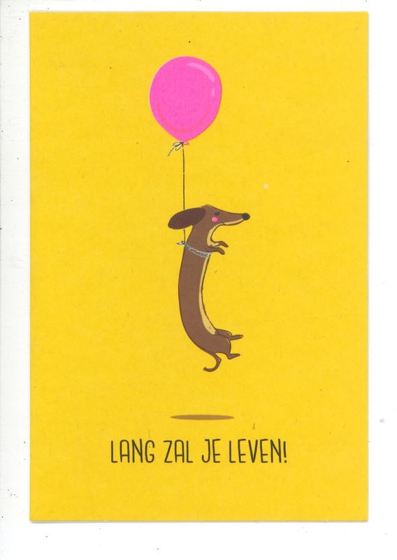 Wenskaart Verjaardag - Bubblegum 28