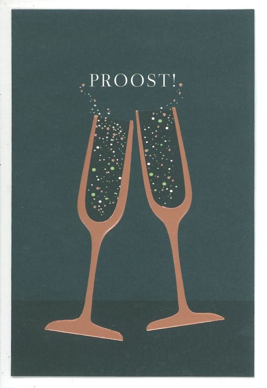 Wenskaart Proost - Bubblegum 25