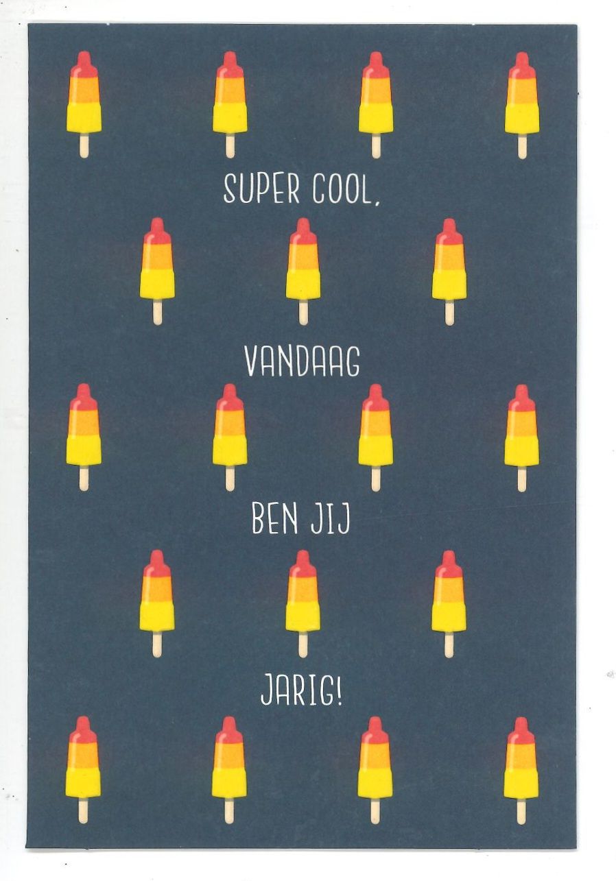 Wenskaart Verjaardag - Bubblegum 29
