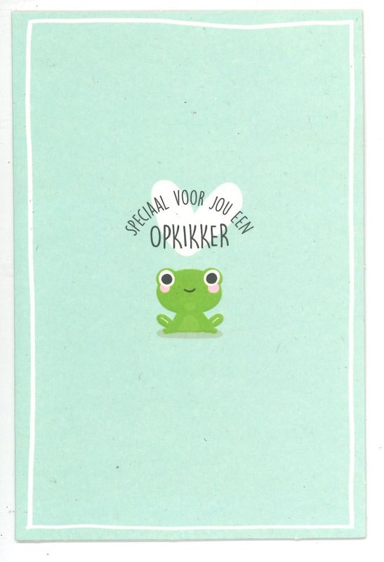 Wenskaart Opkikker - Bubblegum 58