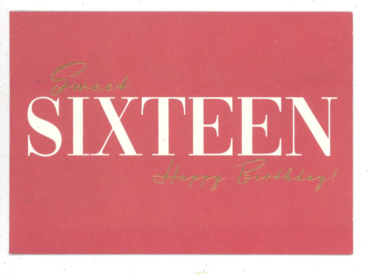 Wenskaart Verjaardag 16 - Happiness 12