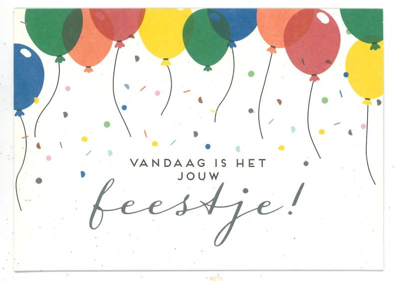 Wenskaart Verjaardag - Happiness 11