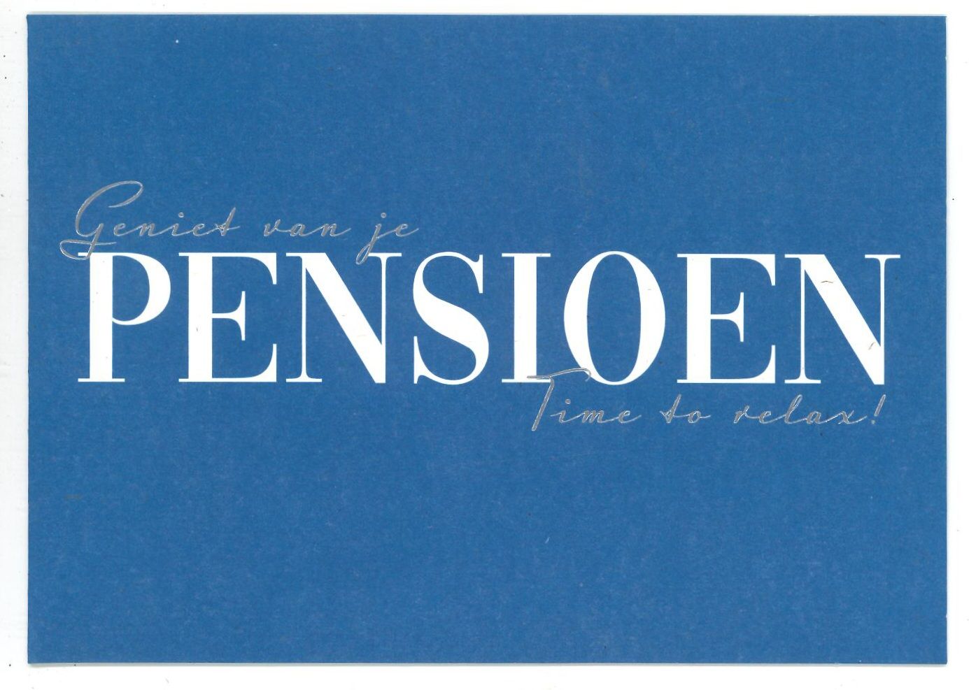Wenskaart Pensioen - Happiness 44