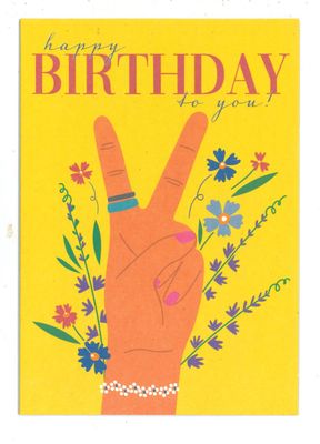 Wenskaart Verjaardag Engels - Happiness 32