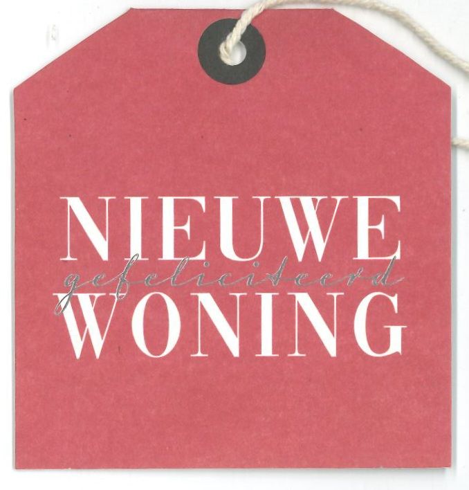 Wenskaart Nieuwe woning - Happiness 35