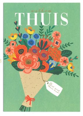 Wenskaart Welkom thuis - Happiness 51