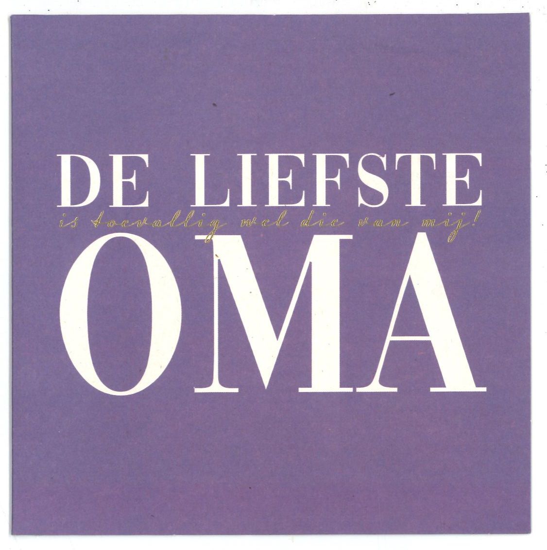 Wenskaart Oma - Happiness 56
