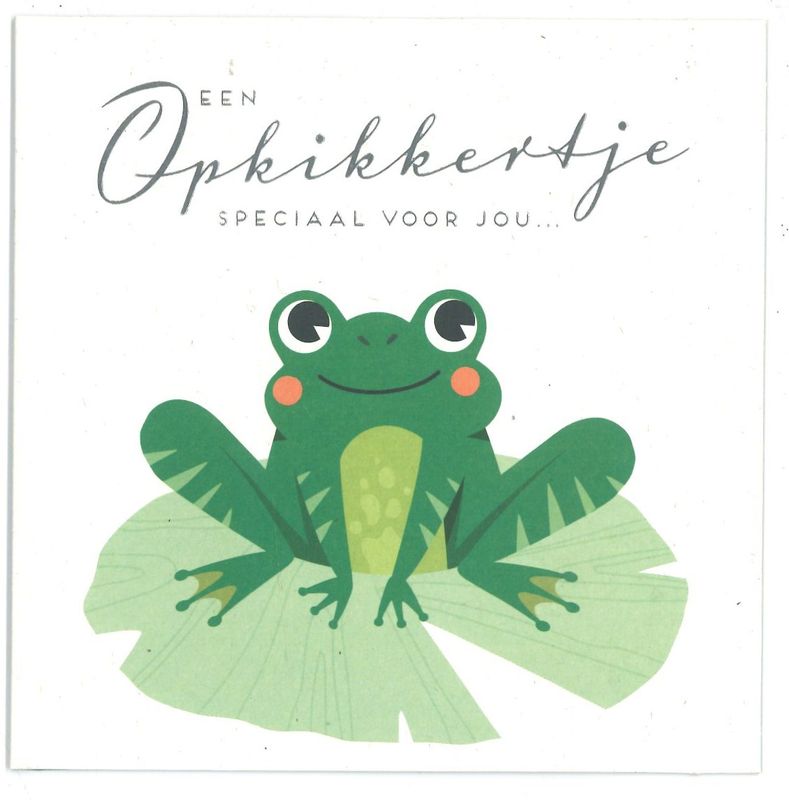 Wenskaart Opkikker - Happiness 58