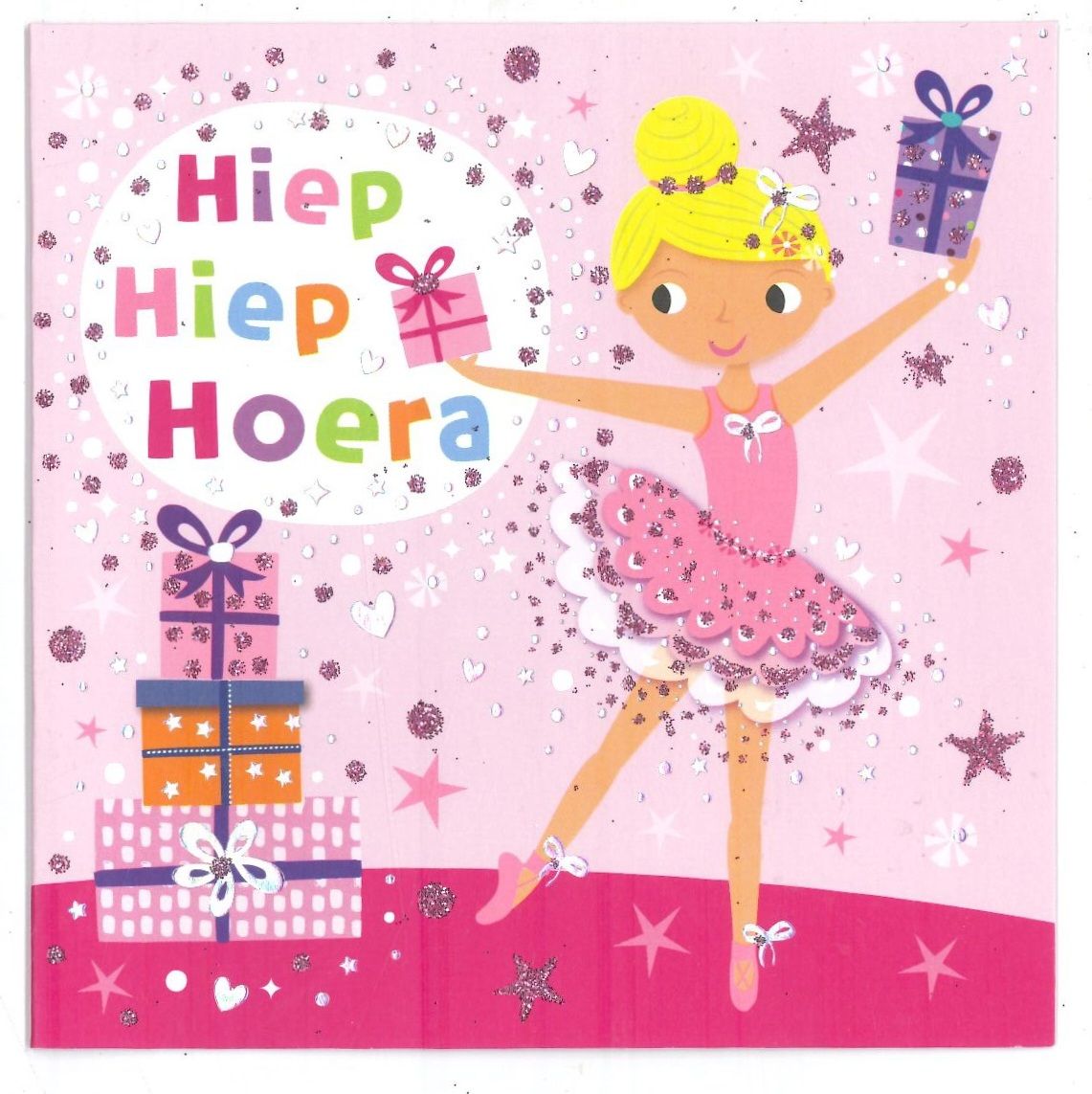 Wenskaart Verjaardag meisje - Mardi Gras 02