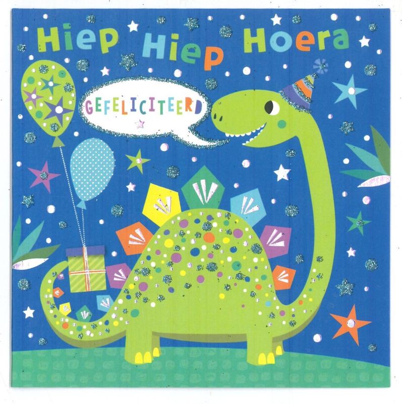 Wenskaart Verjaardag jongen - Mardi Gras 03