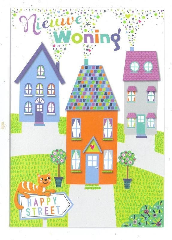 Wenskaart Nieuwe woning - Mardi Gras 31