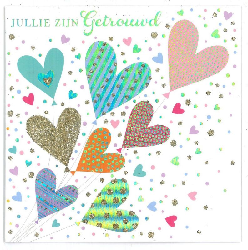 Wenskaart Huwelijk - Mardi Gras 35