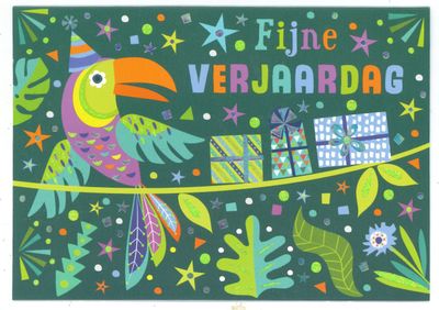 Wenskaart Verjaardag - Mardi Gras 25