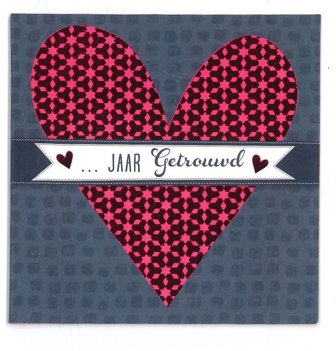 Wenskaart ... jaar getrouwd - Mardi Gras 20