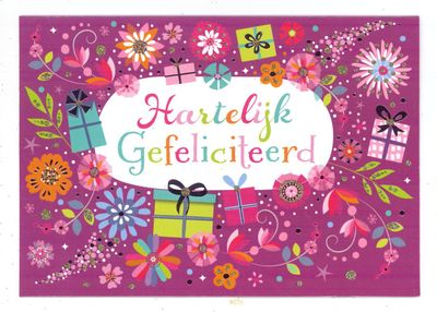 Wenskaart Verjaardag - Mardi Gras 24