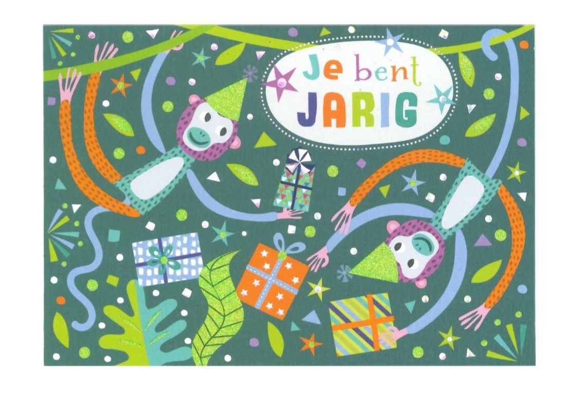 Wenskaart Verjaardag -  mardi Gras 22