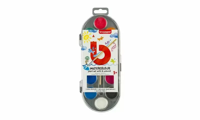 Bruynzeel Kids waterverf 12 kleuren