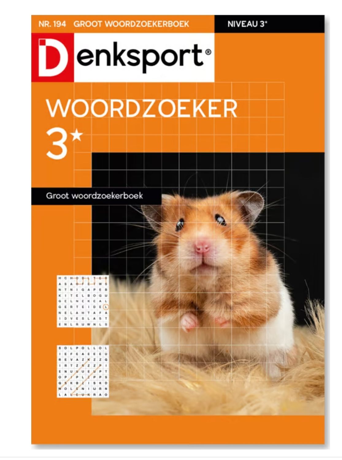 Woordzoeker 3* Groot Woordzoekerboek