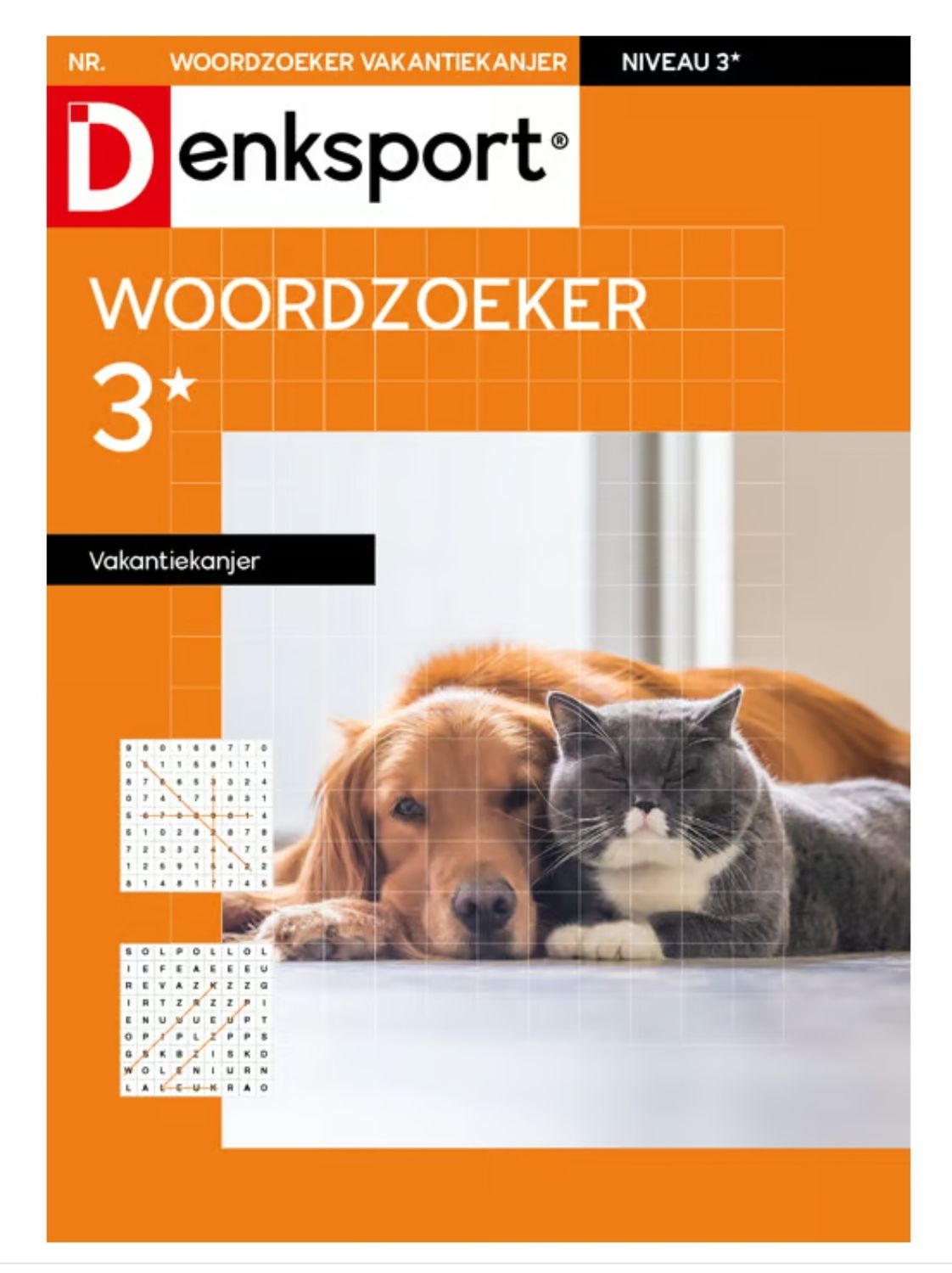 Woordzoekek 3* Vakantiekanjer