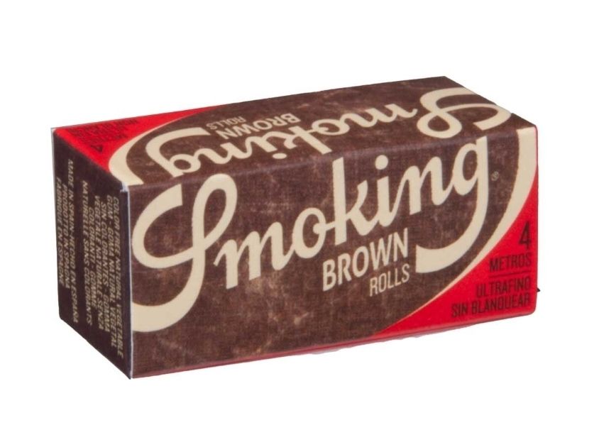 Smoking Brown Rolls Slim 4 meter x 4,4 cm