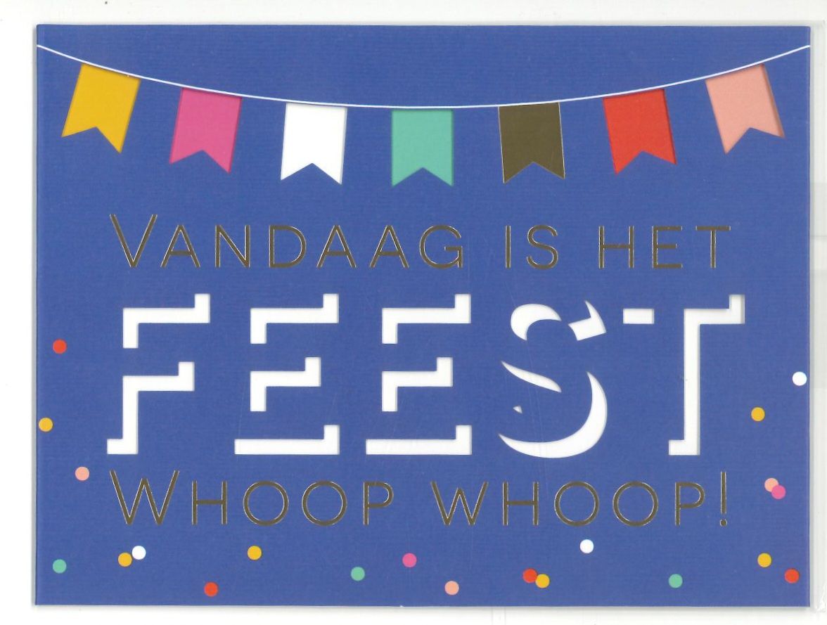 Wenskaart Verjaardag - Playful 46