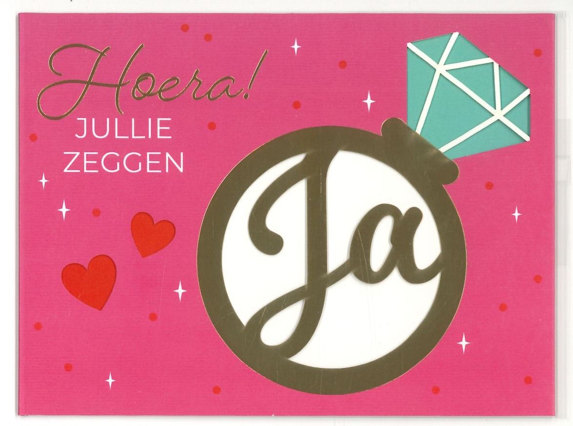 Wenskaart Huwelijk - Playful 61