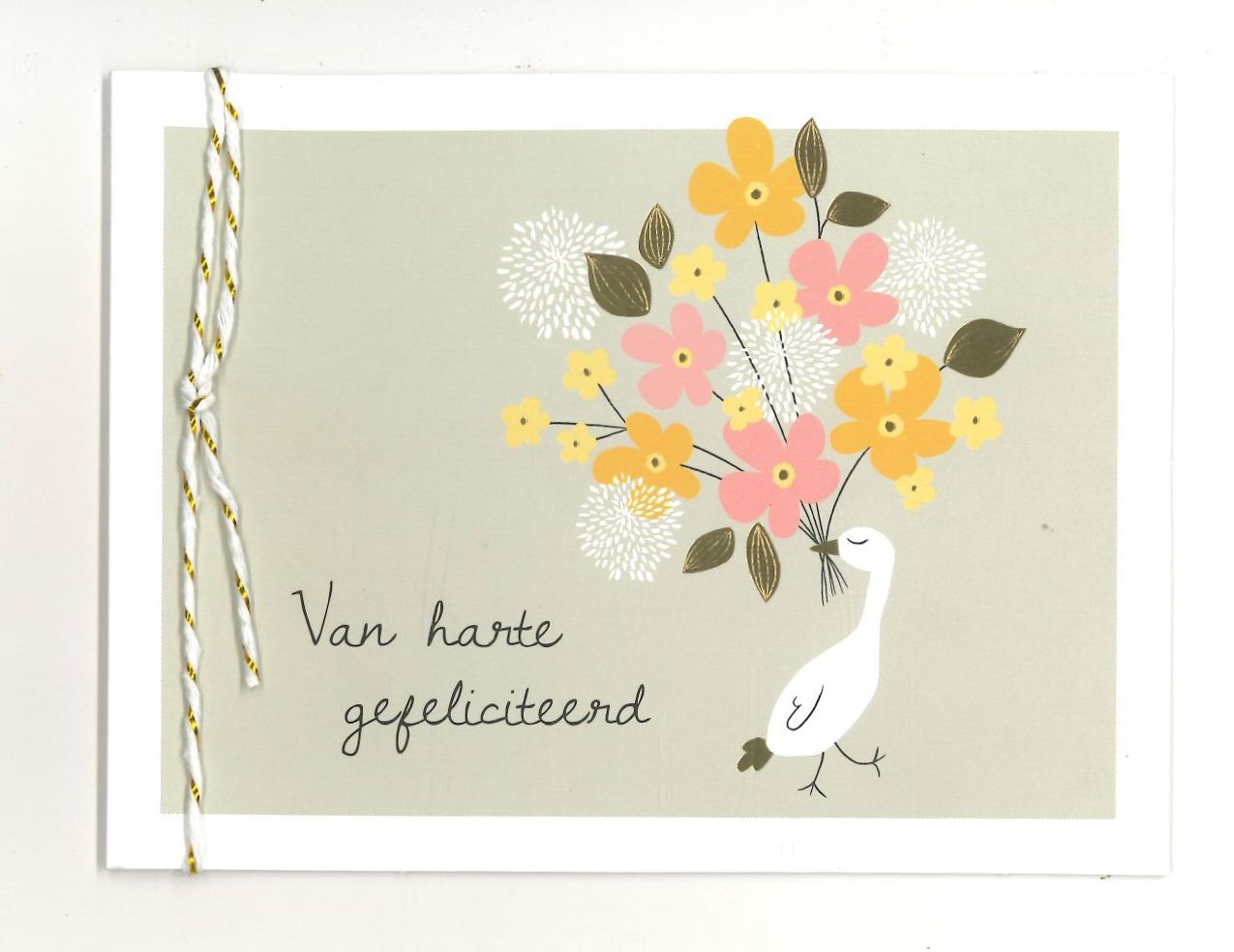 Wenskaart Gefeliciteerd - Playful 05
