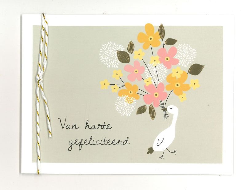 Wenskaart Gefeliciteerd - Playful 05