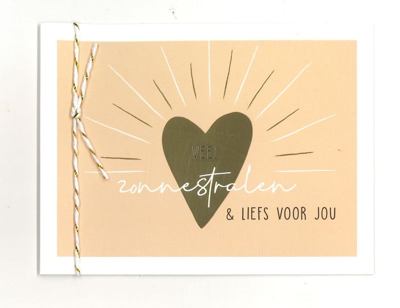 Wenskaart Beterschap - Playful 17