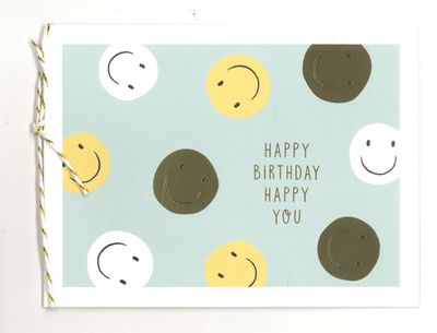 Wenskaart Happy Birthday - Playful 13