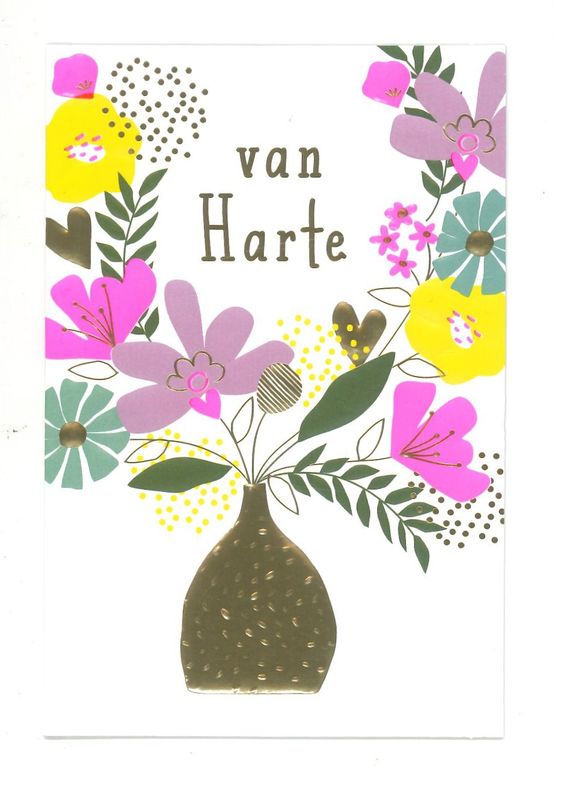 Wenskaart Gefeliciteerd - Playful 23