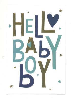Wenskaart Geboorte Jongen - Playful 27