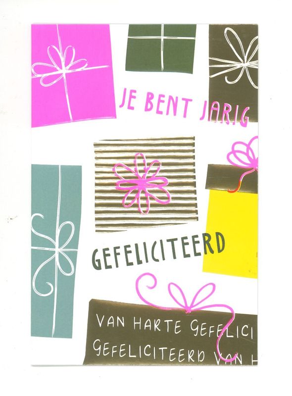 Wenskaart Verjaardag - Playful 31