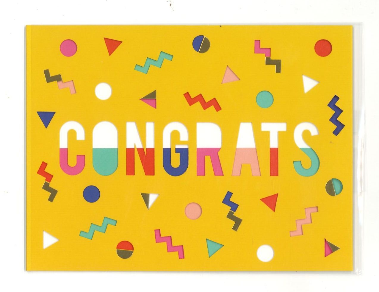 Wenskaart Congratulations - Playful 44