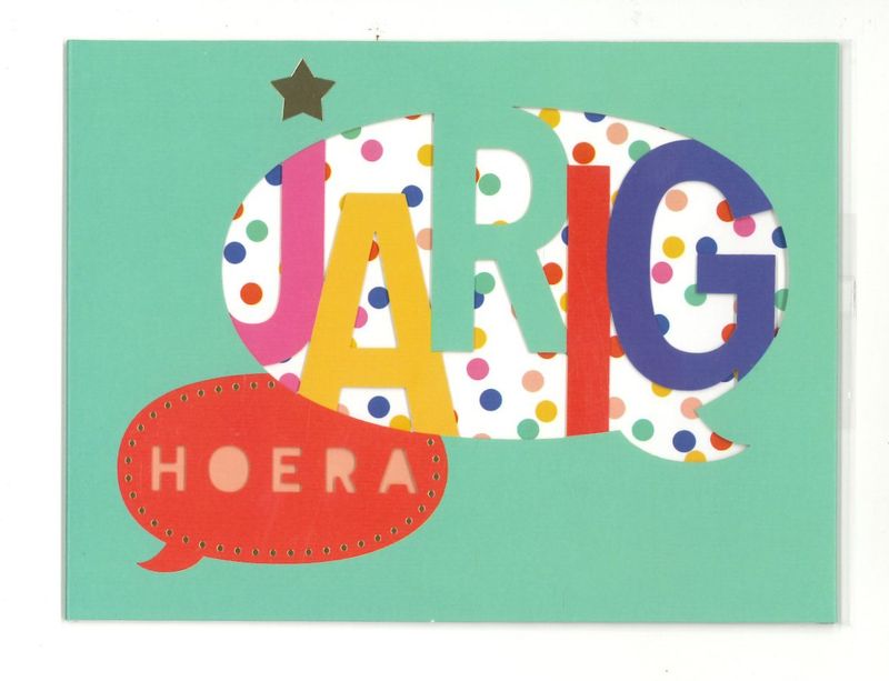 Wenskaart Verjaardag - Playful 52