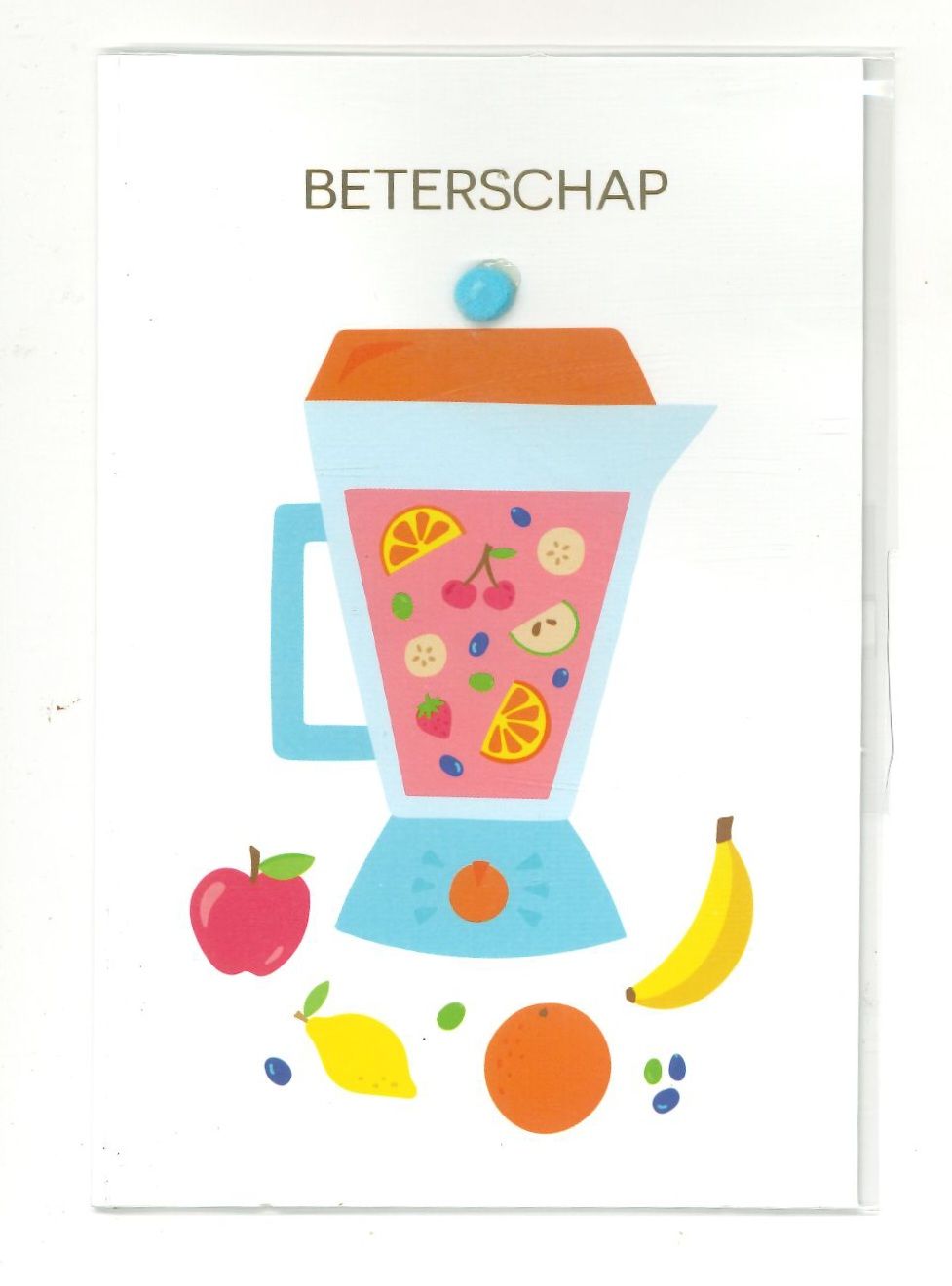 Wenskaart Beterschap - Playful 74
