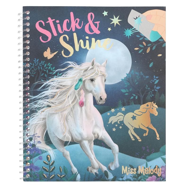 Miss Melody kleurboek Stick &amp; Shine
