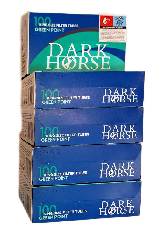 Dark horse menthol capsule hulzen 5x 100 stuks ( click)