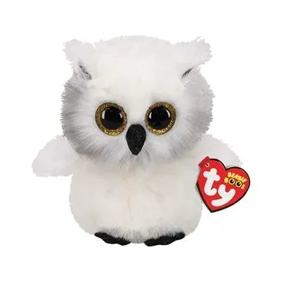 Ty Beanie Boo&#39;s Austin Owl 15cm