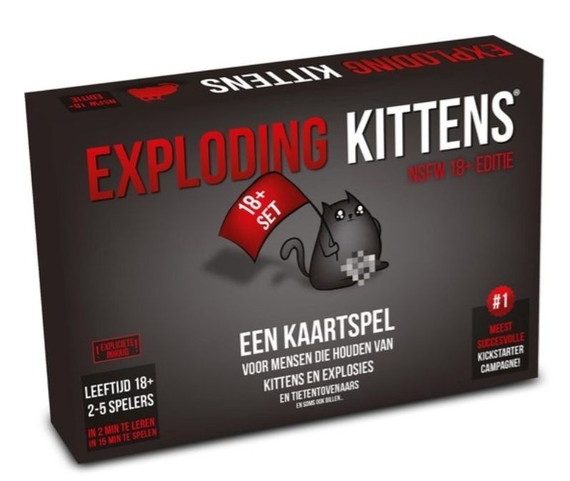 Exploding Kittens Kaartspel - 18+